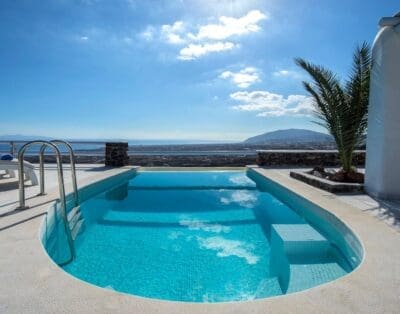 Rent Villa Aquamarine Parasol Santorini