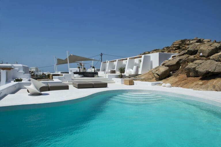 Rent Villa Blue-Gray Jasmine Mykonos