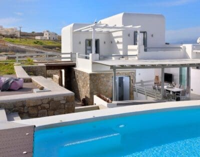 Rent Villa Pearl Alpina Mykonos