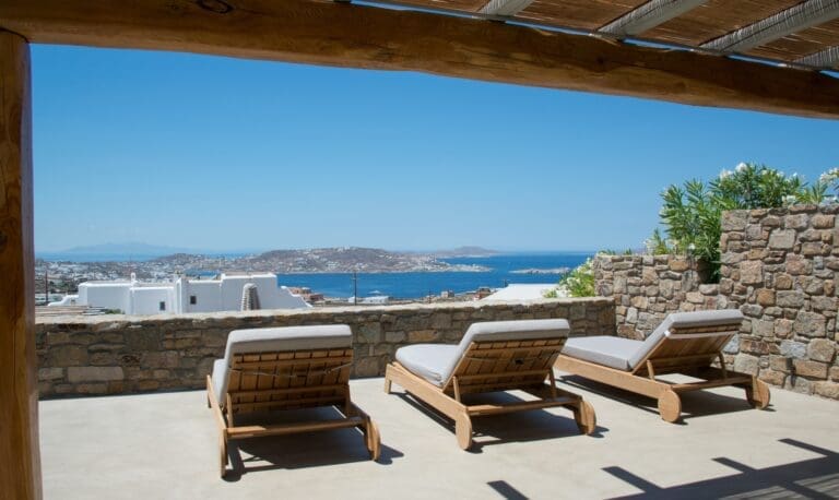 Rent Villa Sea Breadfruit Mykonos