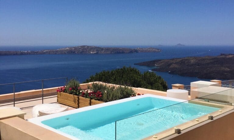 Rent Villa Wild Rose Tourmaline Santorini