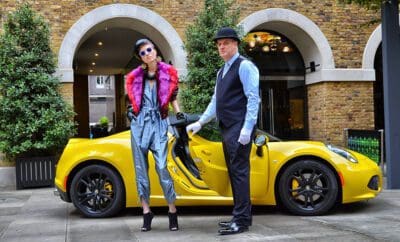 Alfa Romeo 4C Spider Fashion At The Devonshire Club London