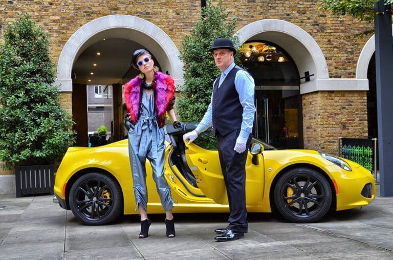 Alfa Romeo 4C Spider Fashion At The Devonshire Club London