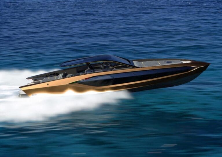 Automobili Lamborghini & The Italian Sea Group Unveil The Motor Yacht Tecnomar For Lamborghini 63