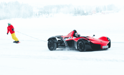 BAC Mono Ice Driving In Sweden