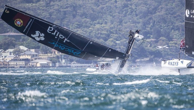 Exteme Sailing Capsize In Sydney
