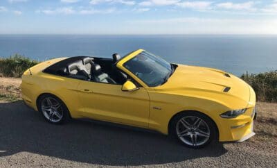 Flamboyant Ford Mustang 5.0L V8 GT Convertible 10SP Automatic In Triple Yellow Review