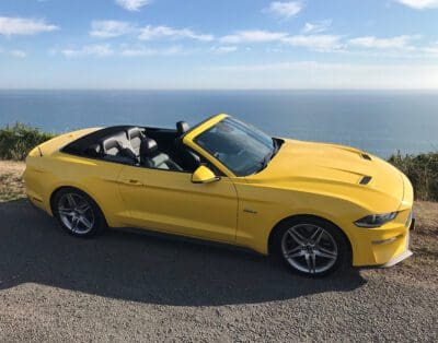 Flamboyant Ford Mustang 5.0L V8 GT Convertible 10SP Automatic In Triple Yellow Review