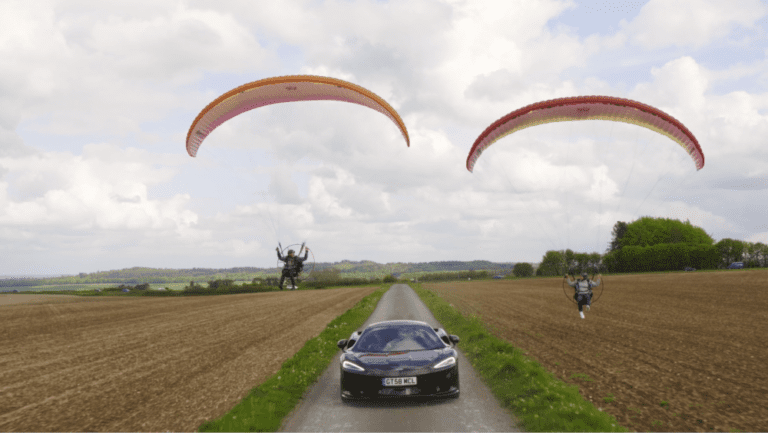 McLaren GT Review Racing Parajets Adventure Tour