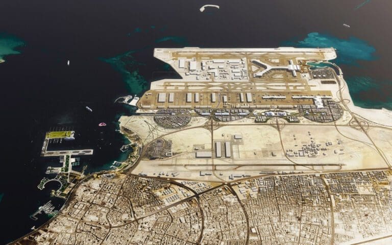 OMA Masterplans Airport City for HIA Airport in Doha, Qatar
