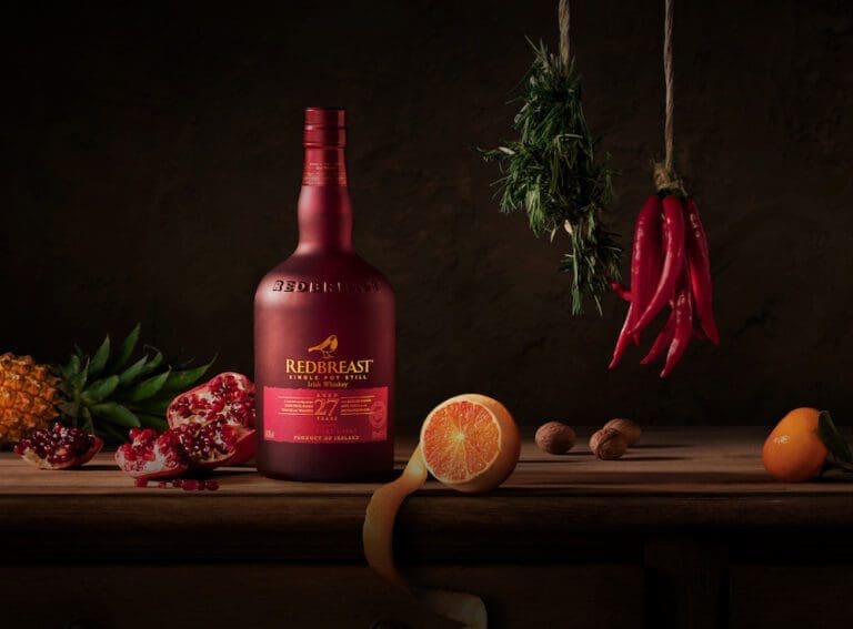 Redbreast 27 Year Old Whiskey Matured In Ruby Port Barrels From Portugal