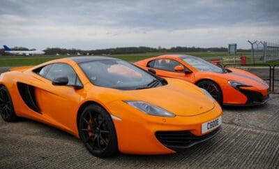 Reep Southern Host McLaren Supercars At Dunsfold Racetrack