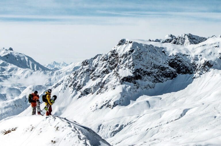 Skiing in Lech Am Arlberg Austria