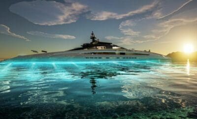 Sunrise Low Profile Concept Superyacht