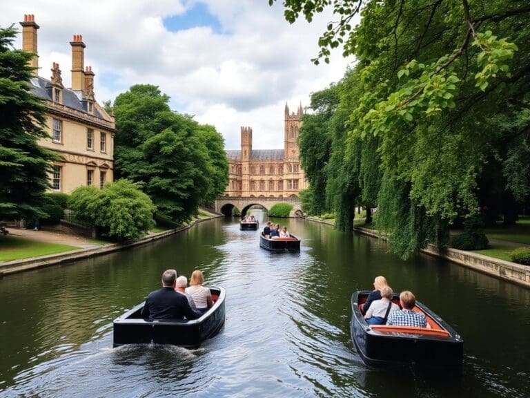 Utforska Cambridge: Din ultimata reseguide till punting, historiska högskolor och den natursköna floden Cam