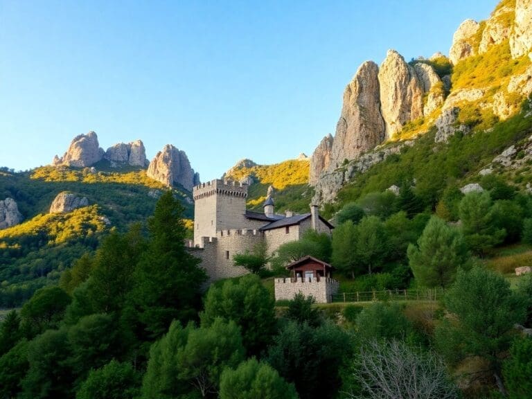 Mittelalterliches Juwel, Abgeschiedener Luxus in den Bergen Aragons