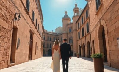 Las históricas calles de Girona con viajeros de lujo