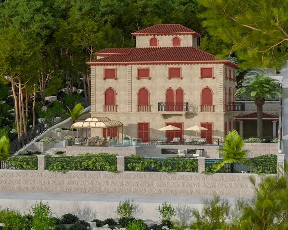 Luxury holiday rental with pool and seafront Croatia Mali Losinj