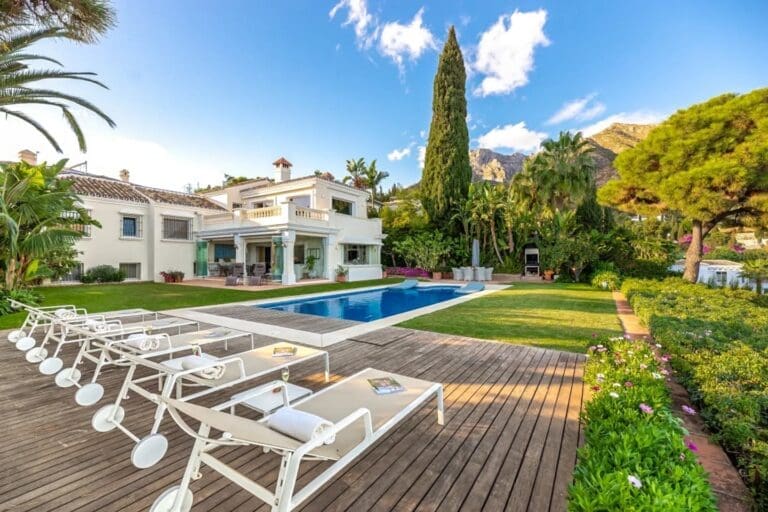 Villa Blue Savoy Rental Marbella – Luxury Family Villa with Heated Pool and Sea Views