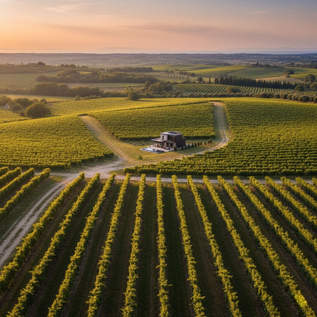 Villa rentals Istria vineyards secluded retreats Croatia
