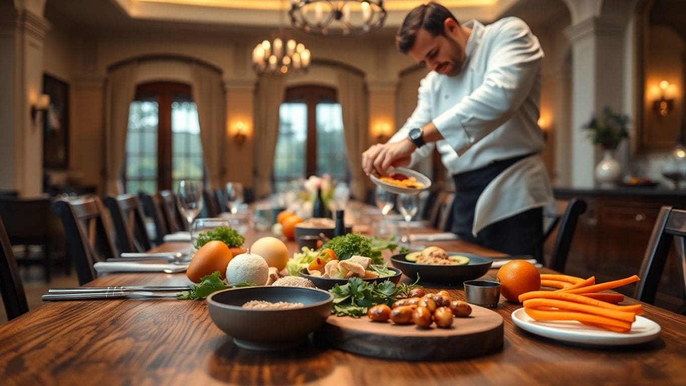 O Paraíso de um Gastrônomo: Reservar uma Villa com um Chef Particular ou Aulas de Culinária