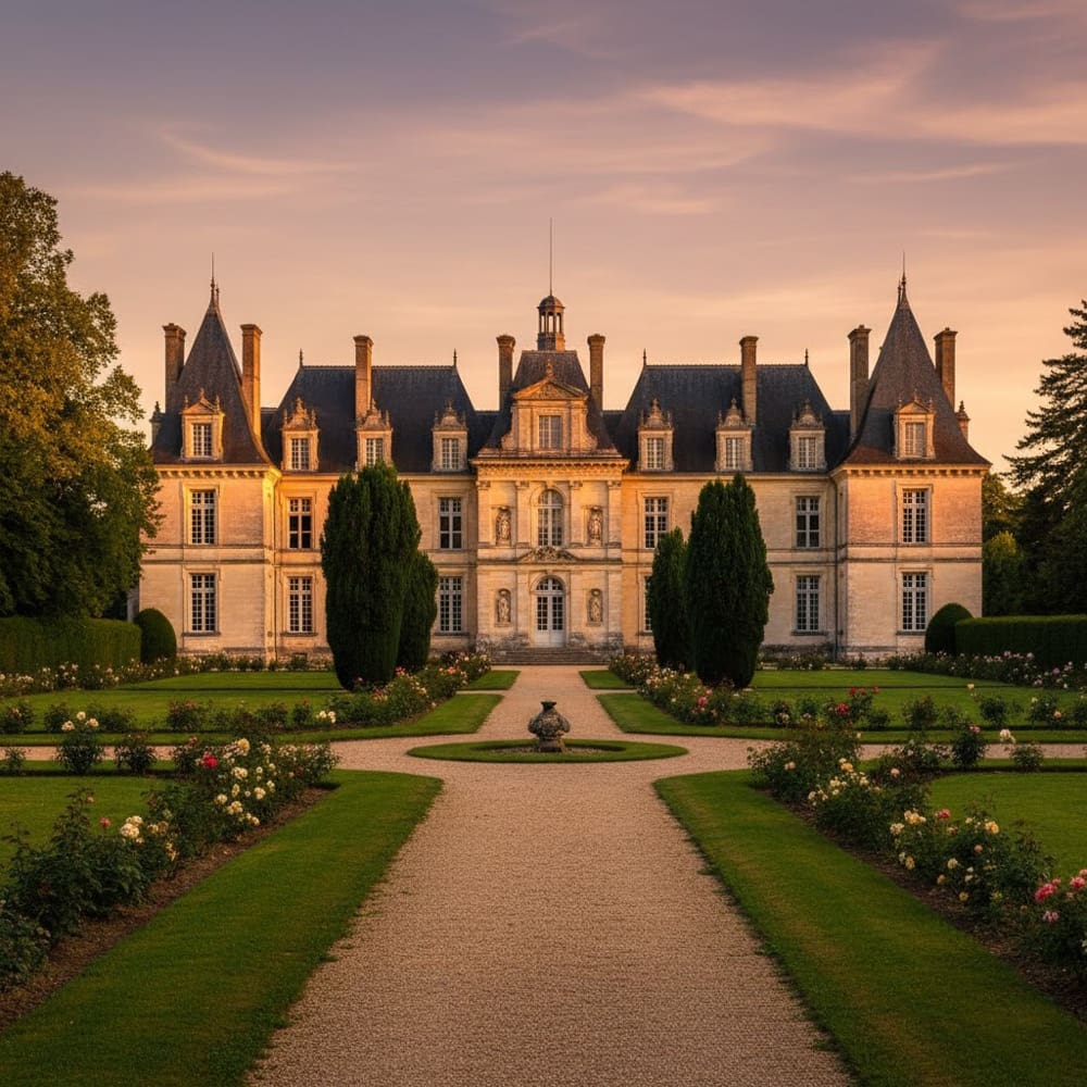 Luxury chateau rental Aquitaine France with private pool vineyard