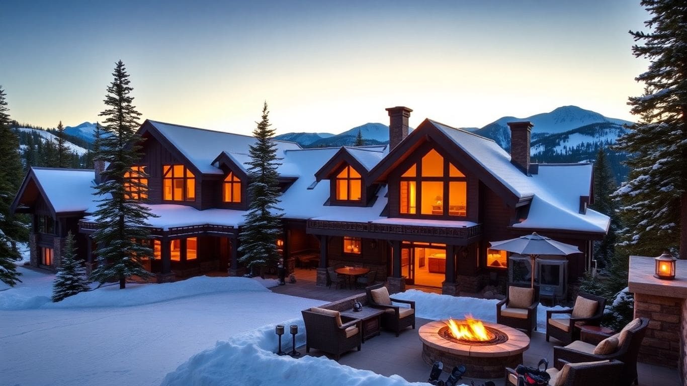 Aspen Luxe Ski-Lodges: Winterse Elegantie en Avontuur