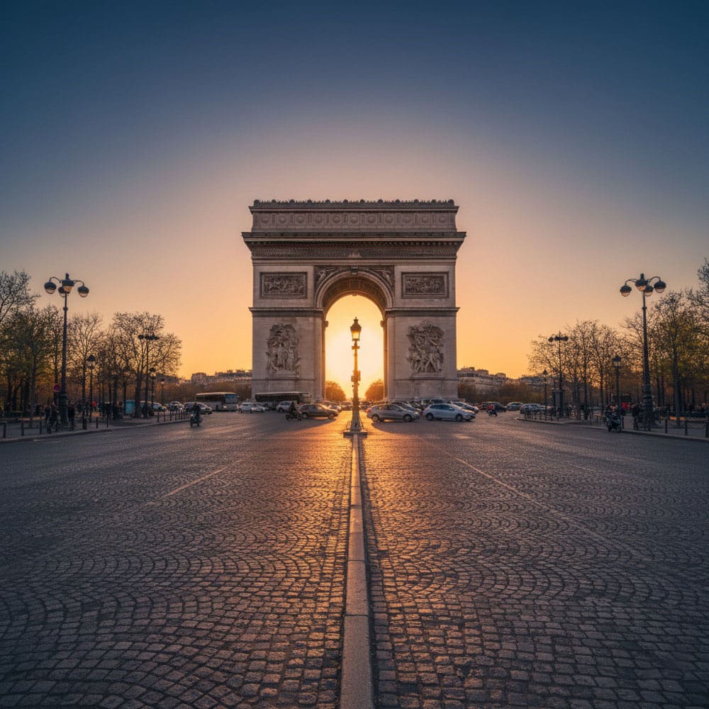 Arc de Triomphe Paris — luxury vacation rental city views