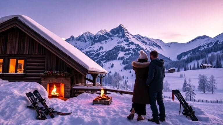 Dolomiten Romantische Ski-Retreats: Schnee bedeckte Romantik in Italien