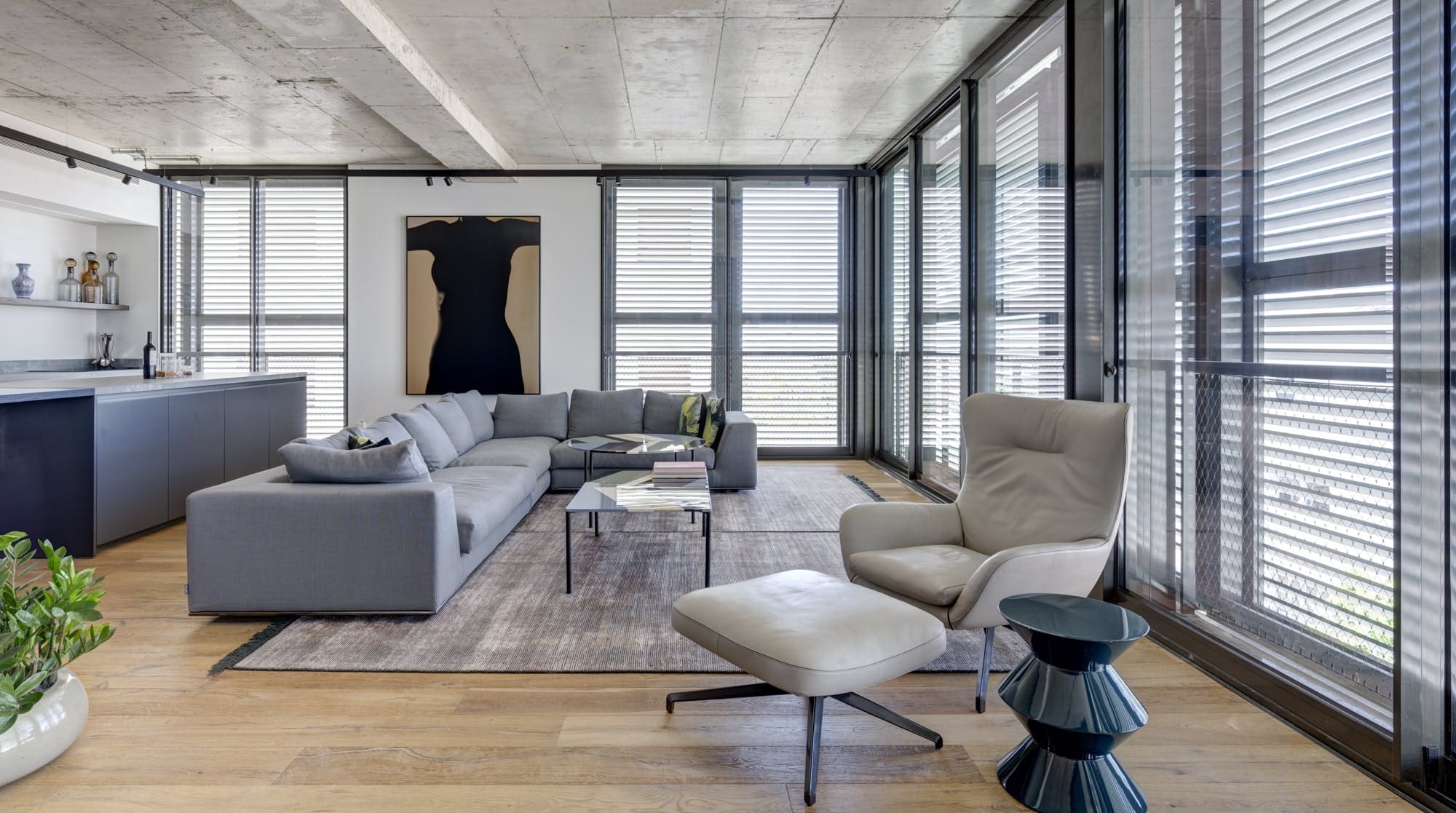 Apartment Khamseen Florentin: Elegant 2-Bedroom Apartment with Seaview and Pool, Tel Aviv