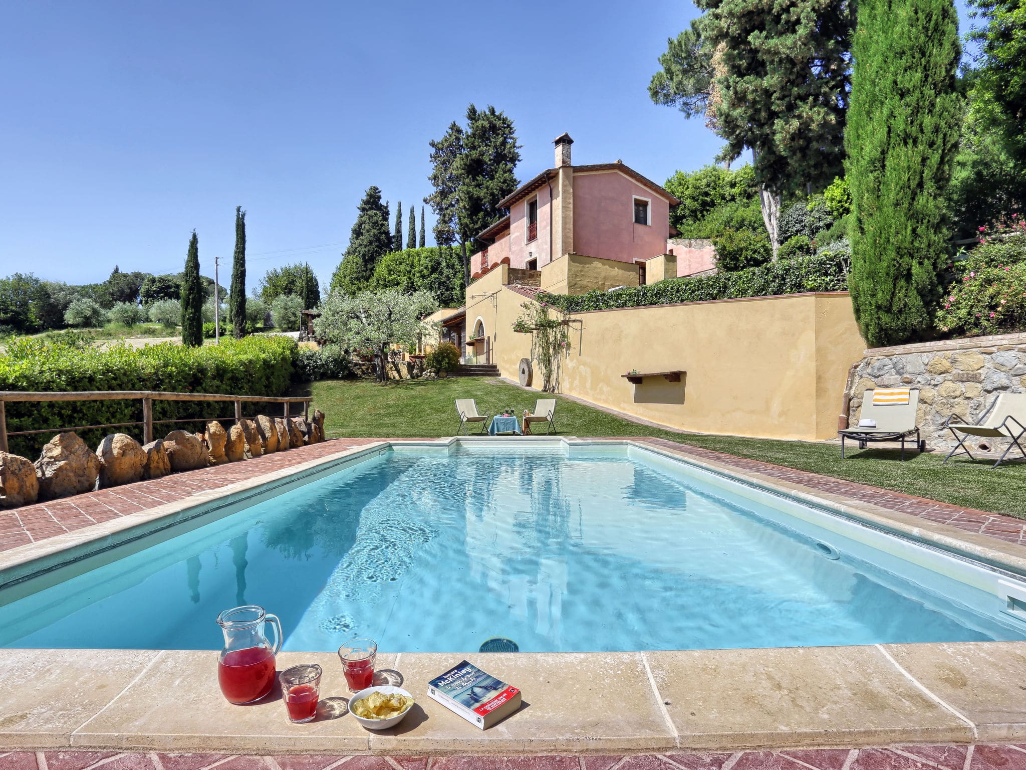 Casa Bellavista Gambassi: Stunning 5-Bedroom Tuscan Country House with Private Pool and Panoramic Views in Gambassi Terme Italy