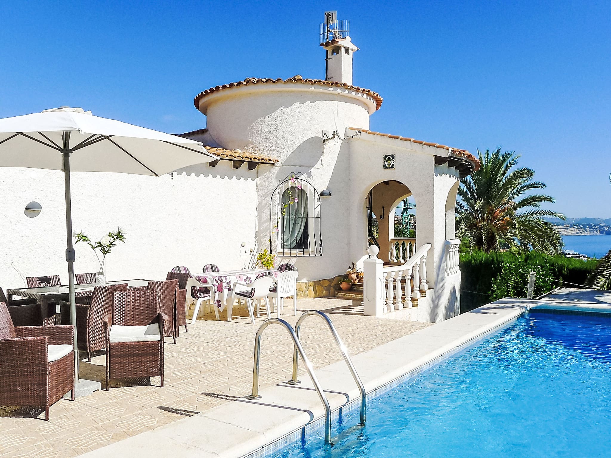 Casa Benissa Calpe: Stunning 3-Bedroom Mediterranean Villa with Private Pool and Sea Views Near Beach
