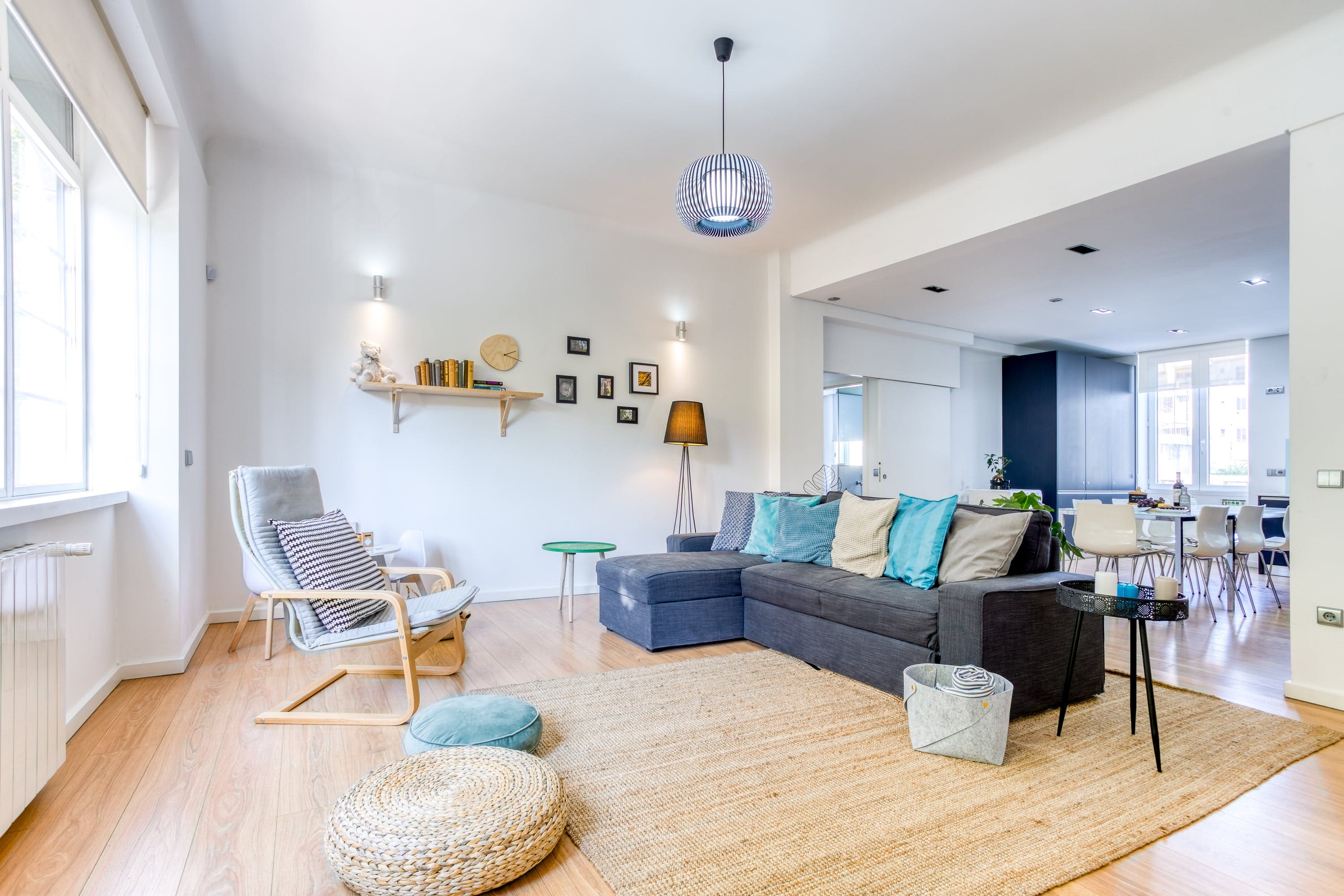 Casa Bolhão Santo: Stylish 3-Bedroom Apartment with Sea Views and Air-Con in Bolhão Porto