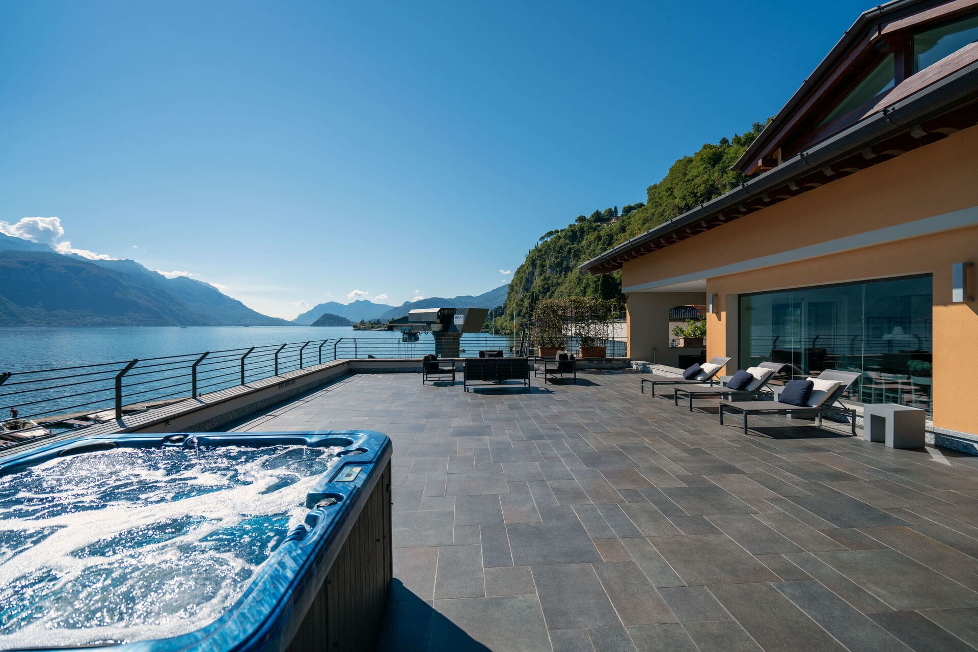 Casa Breva Menaggio Lake Como 2: Luxury 9-Bedroom House with Seaview and Beach Access, Lake Como