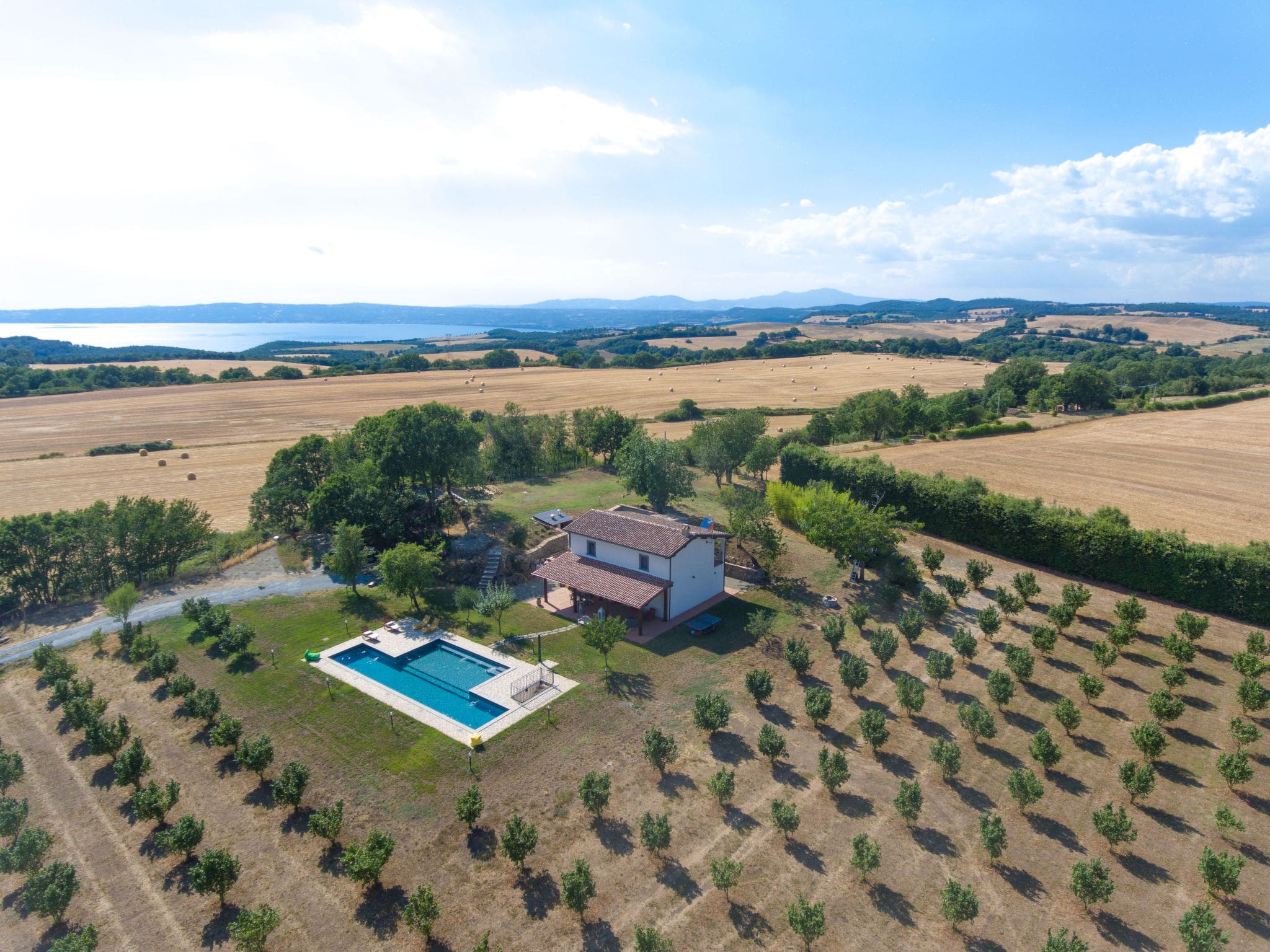 Casa Civitella Bagnoregio: Stunning 3-Bedroom Luxury Farmhouse with Private Pool and Steam Room in Historic Tuscia Region