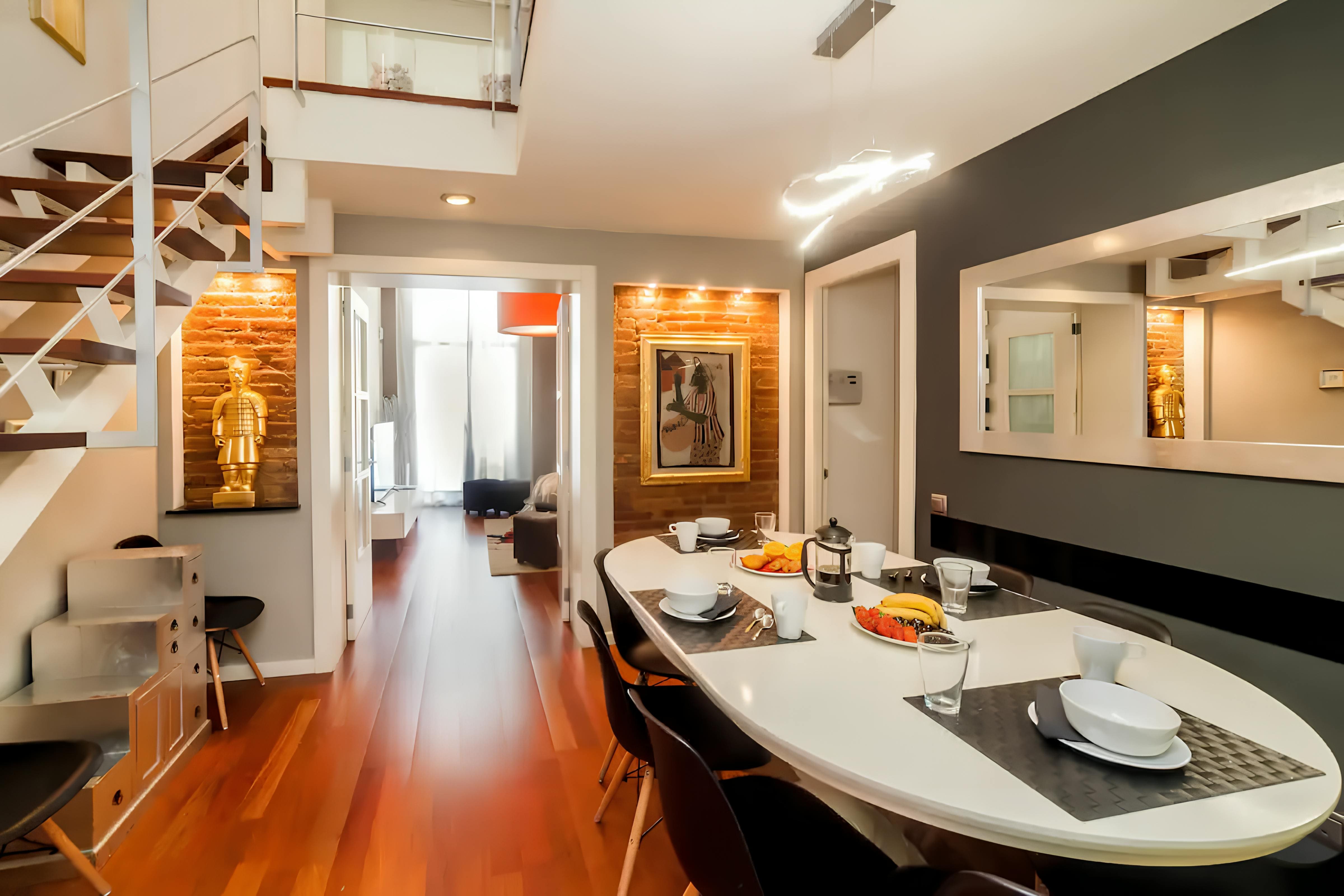 Casa Eixample Barcelona Barcelona: Elegant 4-Bedroom Apartment with Seaview, Barcelona