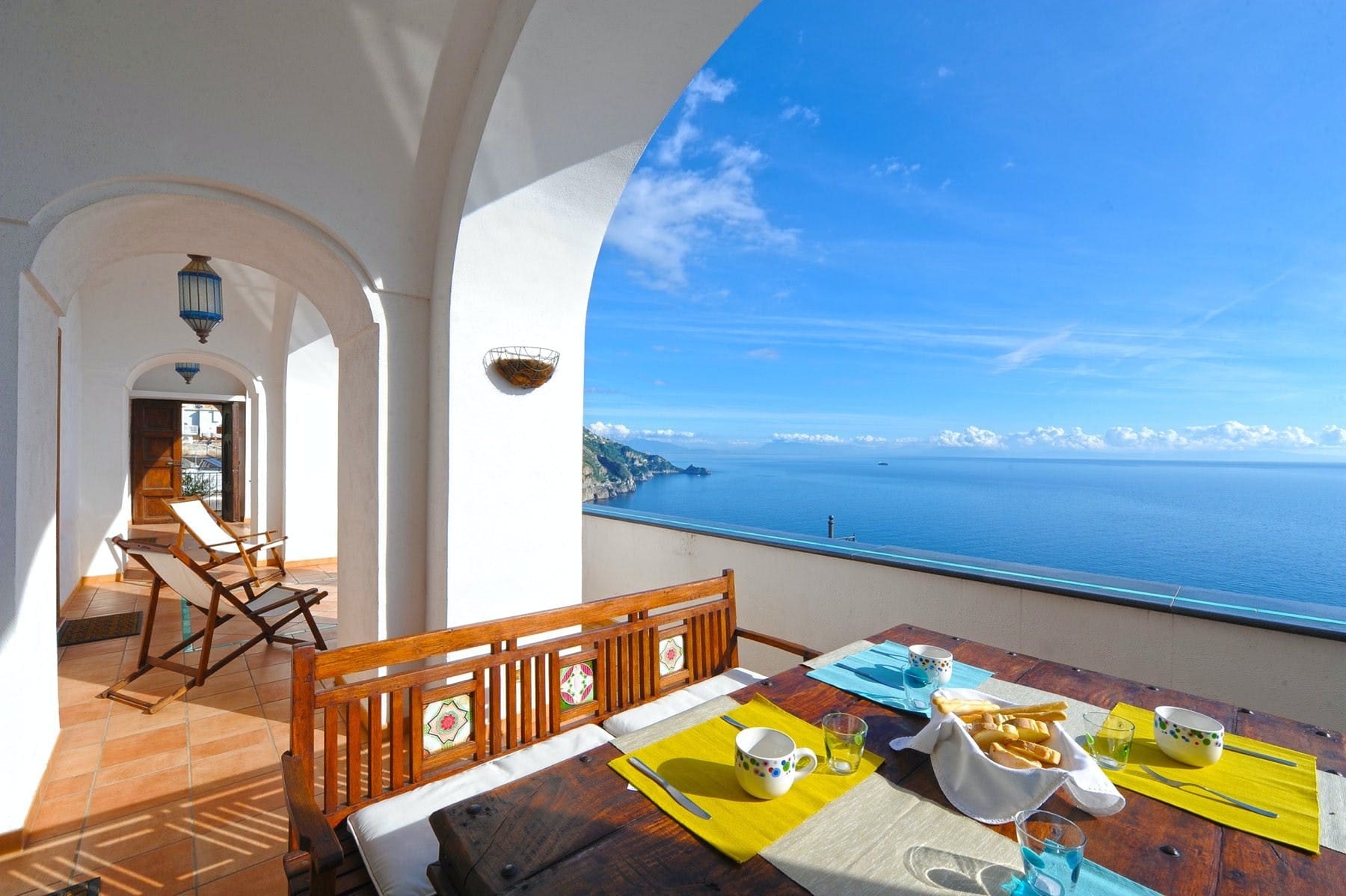 Casa Gavitella Praiano Praiano 3: Luxury 3-Bedroom Apartment with Seaview and Pool, Praiano