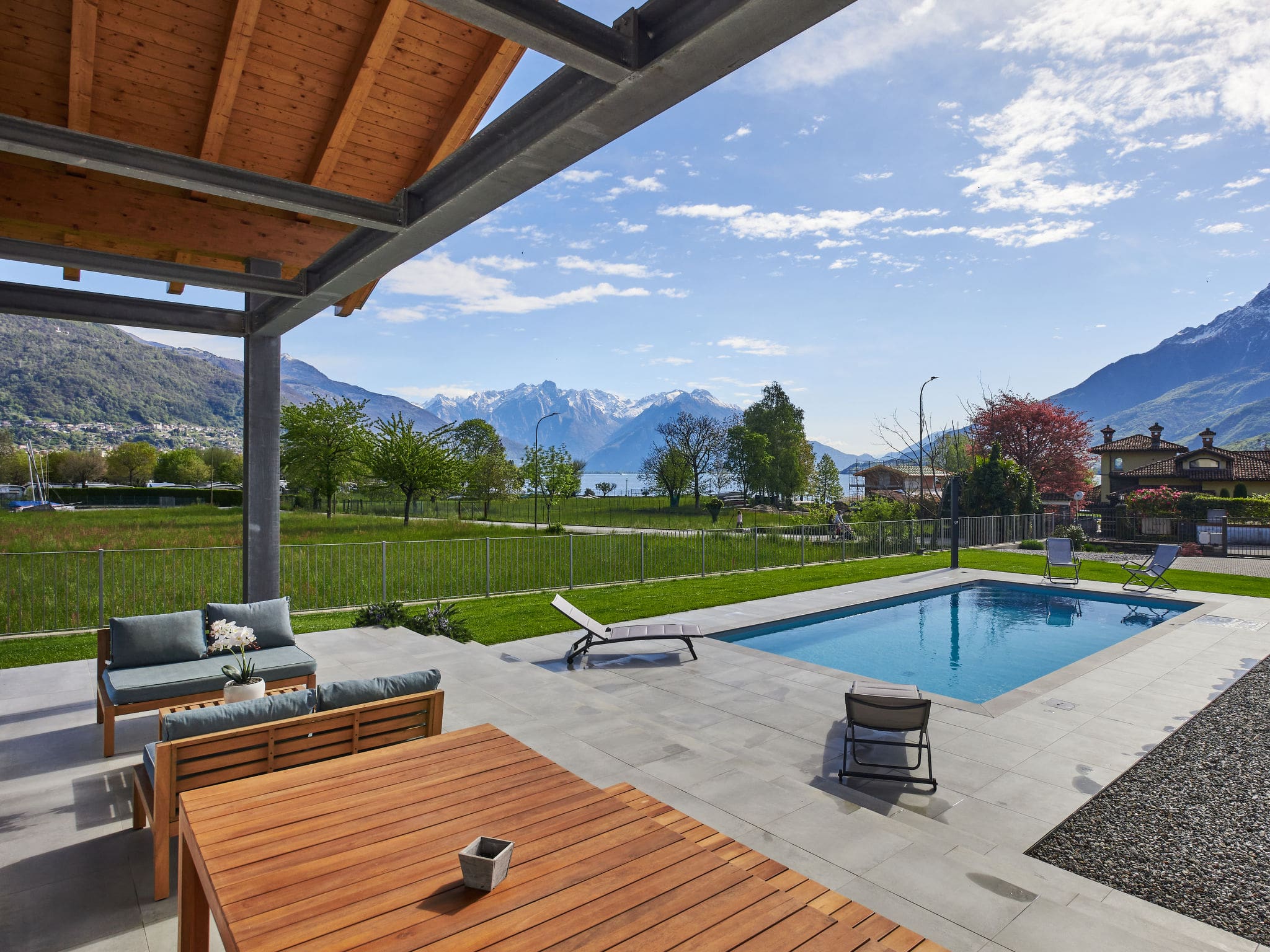 Casa Lario Dongo: Modern 2-Bedroom Lake Como Holiday Home with Private Pool and Mountain Views