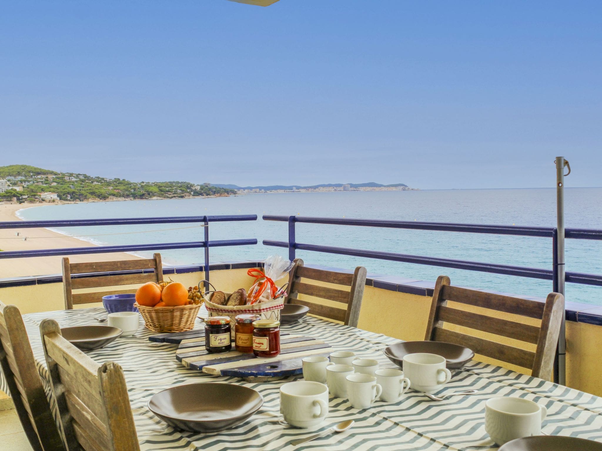 Casa Llevant Aro: Luxury 4-Bedroom Beachfront Apartment with Sea Views on Costa Brava Spain