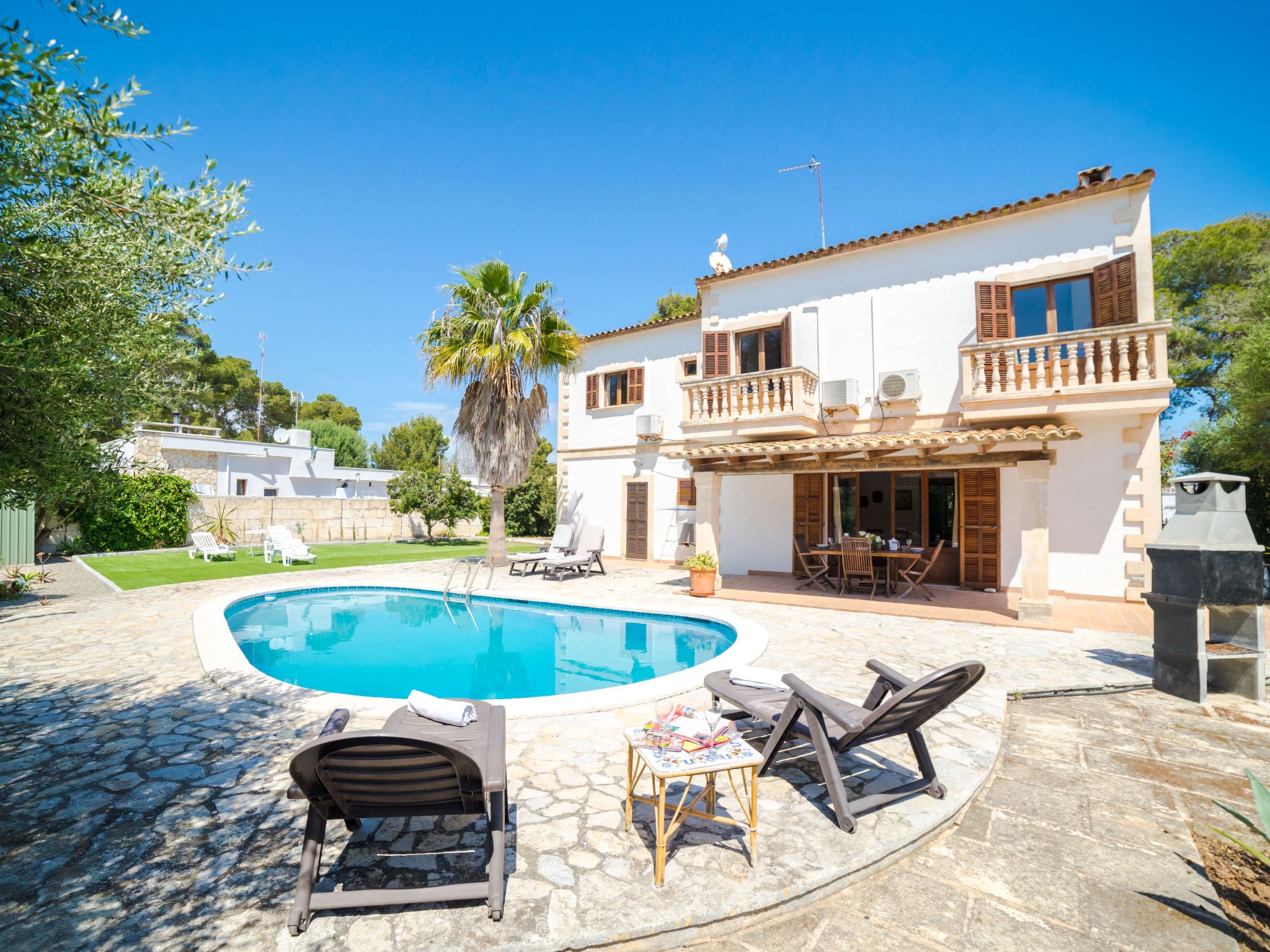 Casa Llevant Porto Cristo: Stunning 5-Bedroom Mediterranean Villa with Private Pool and Sea Access in Mallorca