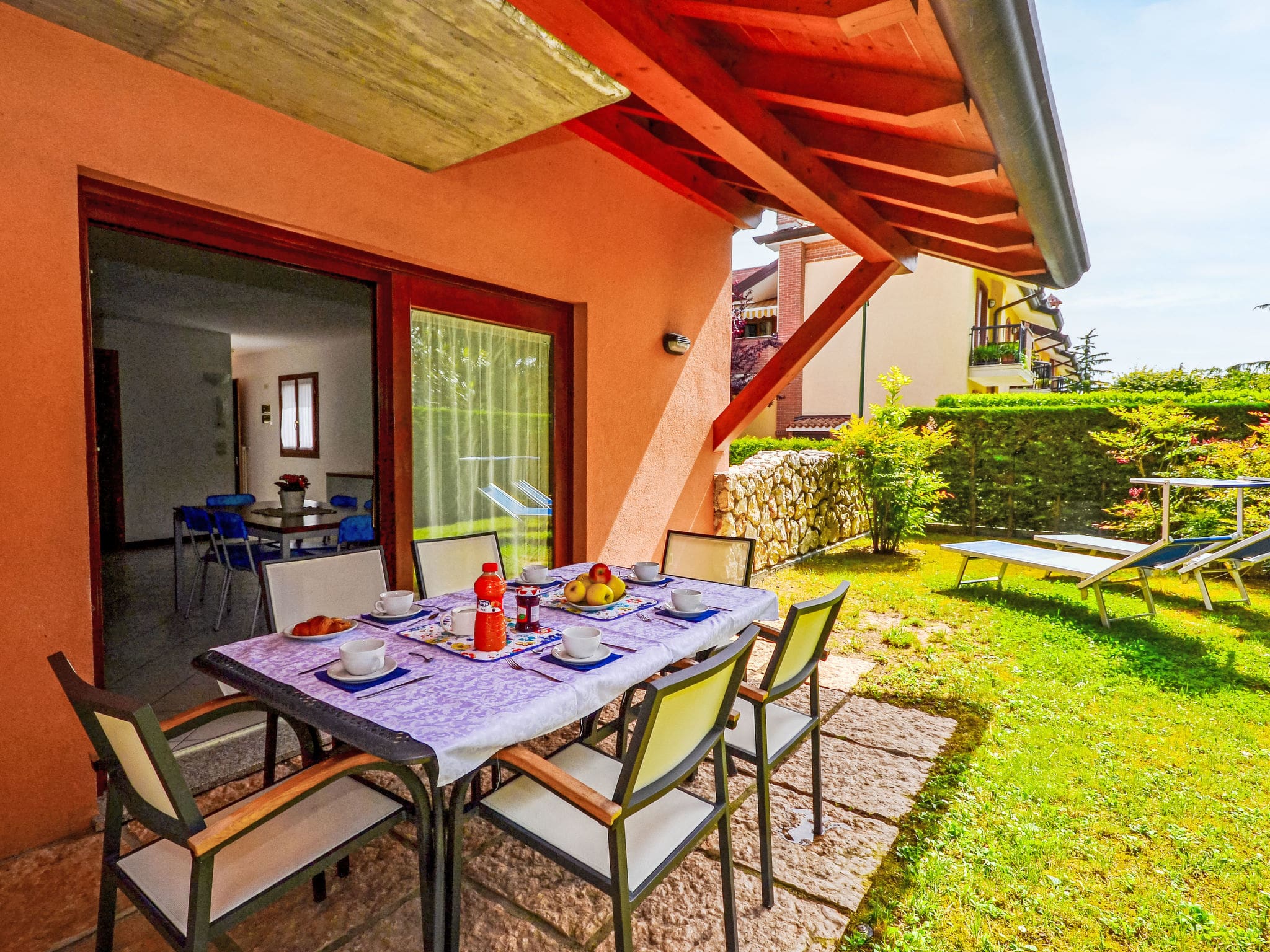 Casa Marano Lignano: Elegant 3-Bedroom Terraced Villa with Pool Access and Terrace in Italian Beach Resort