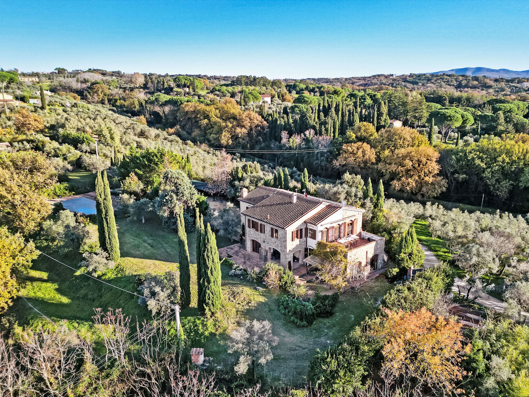 Casa Maremma Guardistallo: Stunning 5-Bedroom Tuscan Villa with Private Pool and Panoramic Sea Views in Guardistallo