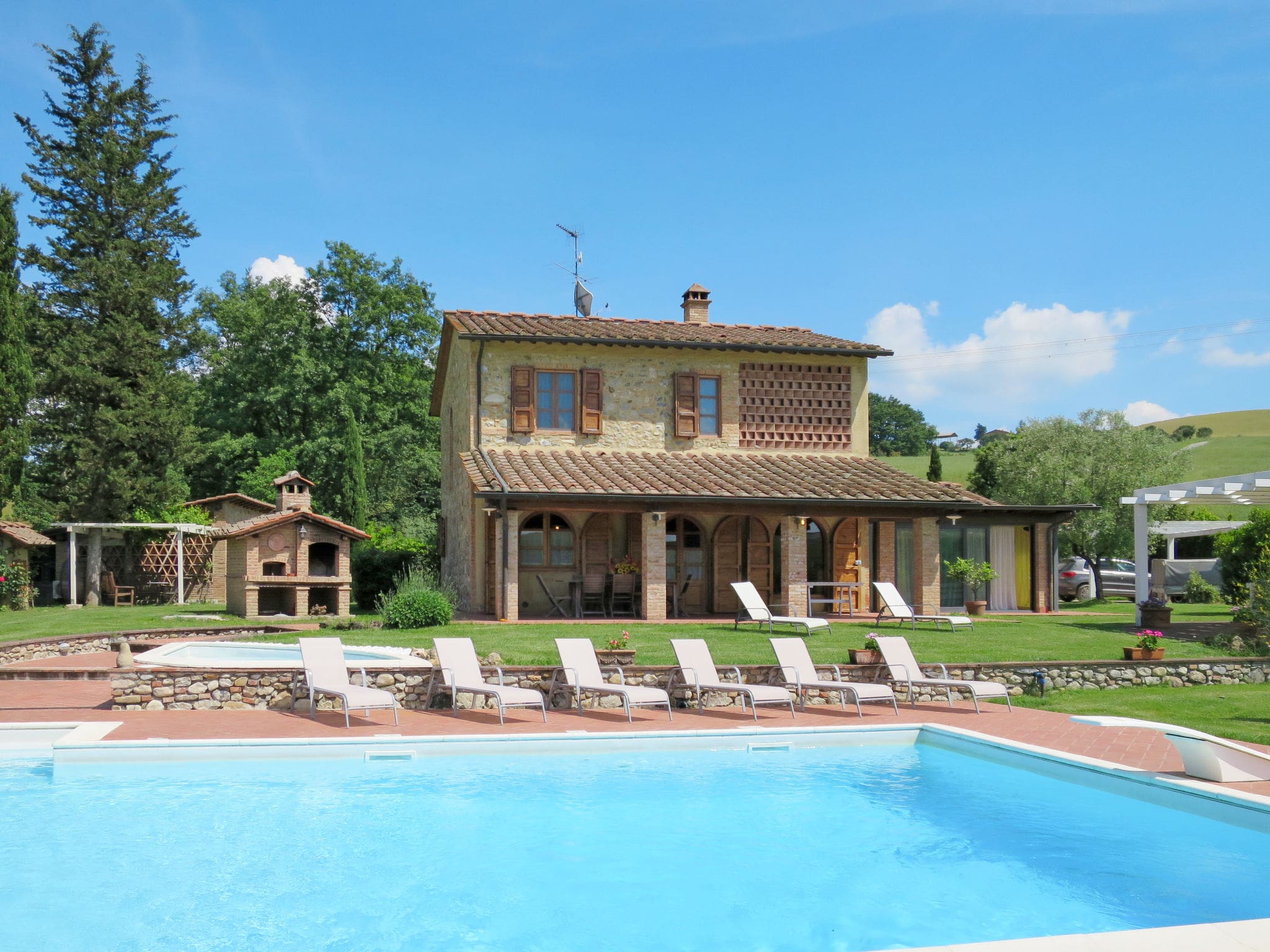 Casa Maremma Volterra: Historic 4-Bedroom Tuscan Farmhouse with Private Pool and Countryside Views near San Gimignano