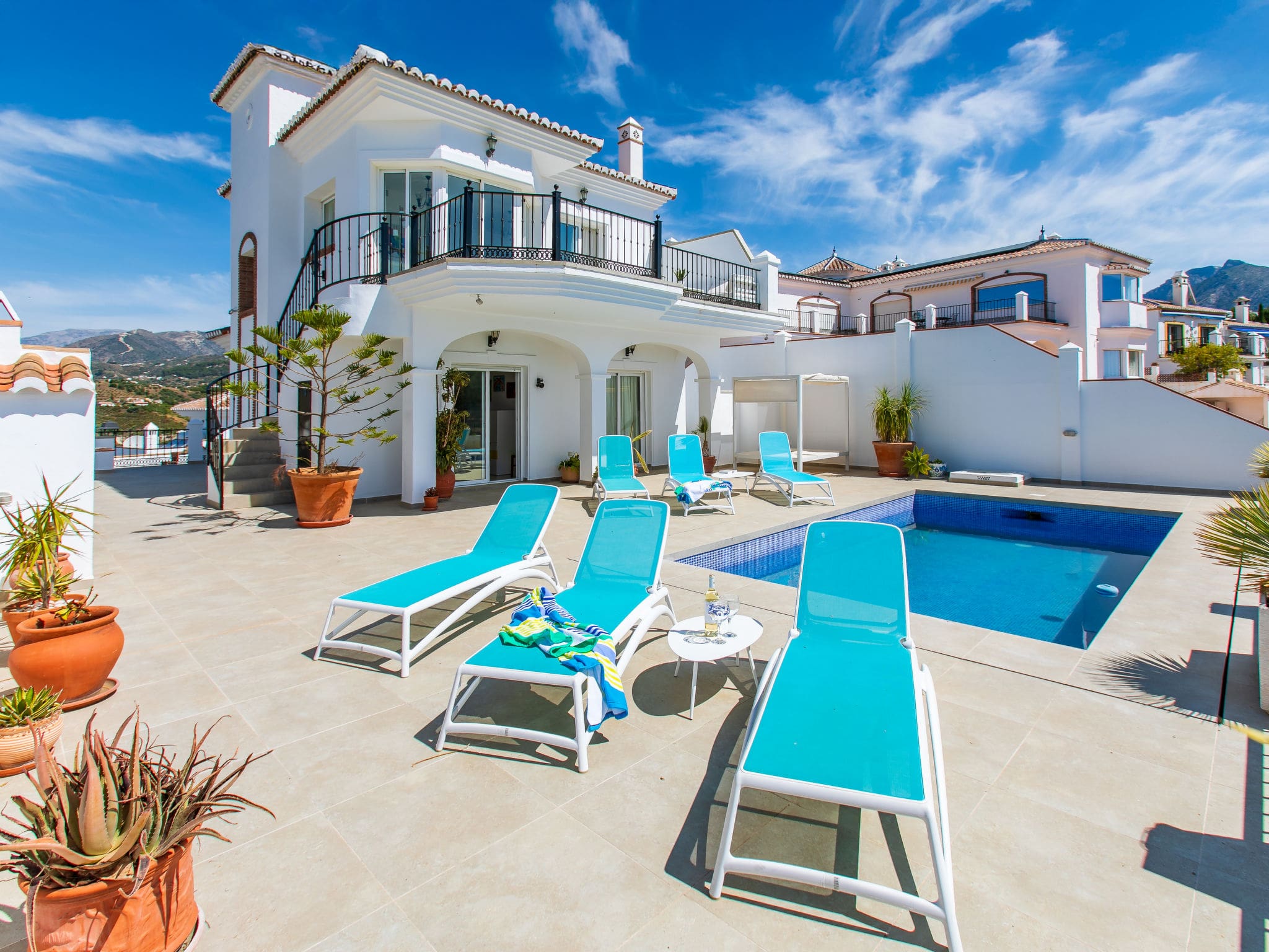 Casa Maroma Nerja: Stunning 3-Bedroom Villa with Private Pool and Panoramic Sea Views in Costa del Sol