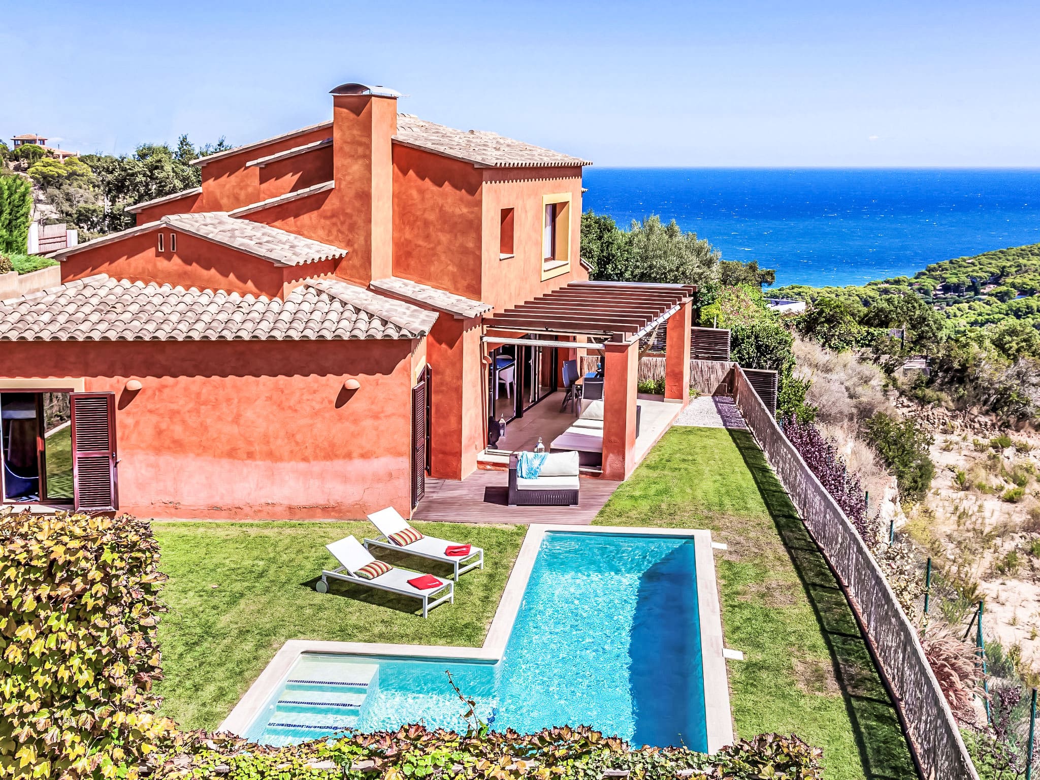 Casa Miramar Begur: Stunning 4-Bedroom Modern Villa with Private Pool and Panoramic Sea Views in Costa Brava