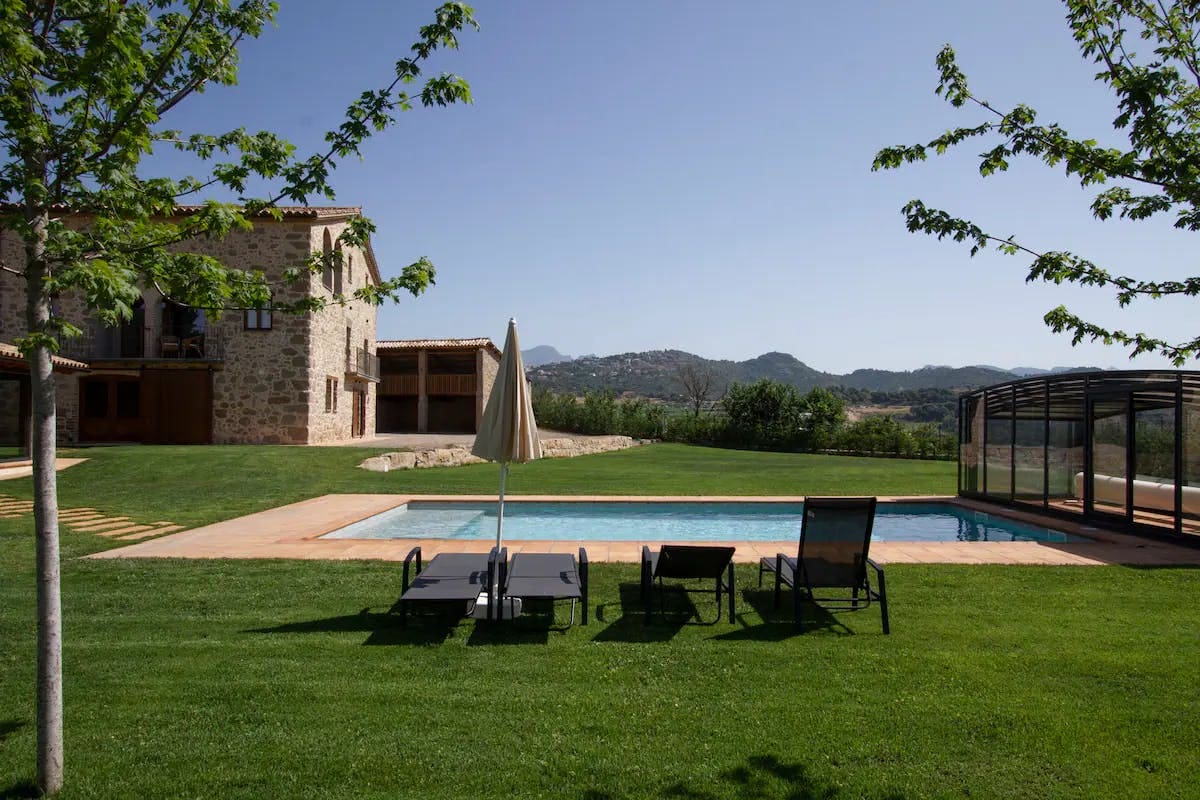 Casa Montjuïc Barcelona Catalonia: Luxury 9-Bedroom Villa with Pool and Tennis Court, Barcelona