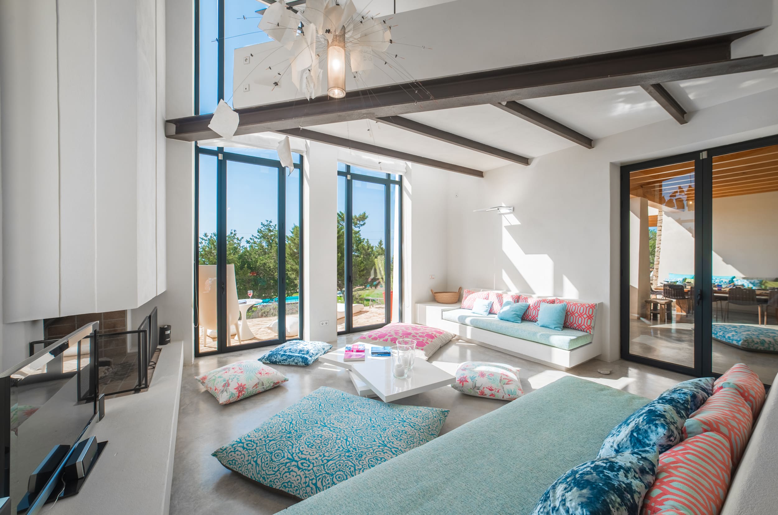 Casa Sabina Es Cubells Es Cubells 7: Luxury 3-Bedroom Apartment with Pool and Sea Views, Es Cubells