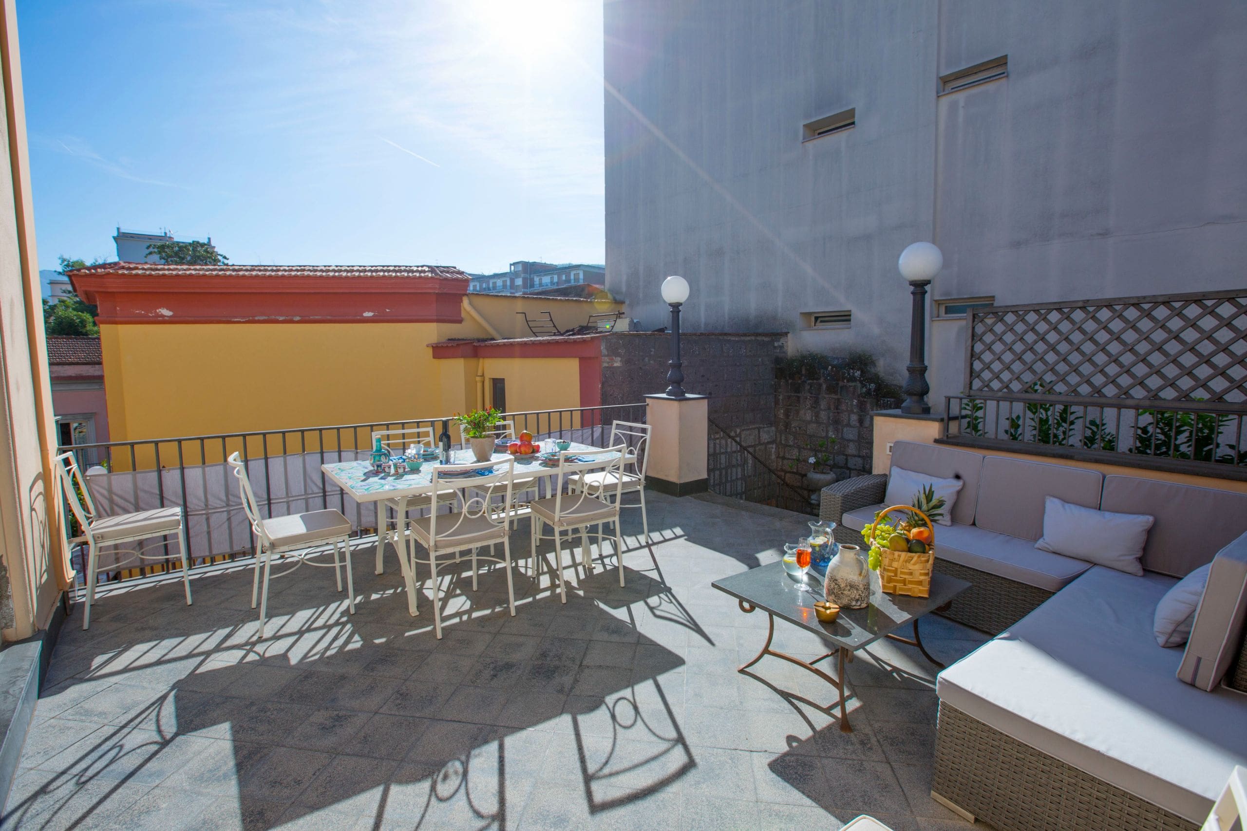 Casa Sant’Agnello Sorrento: Elegant 3-Bedroom Apartment with Seaview and Hot Tub, Sorrento