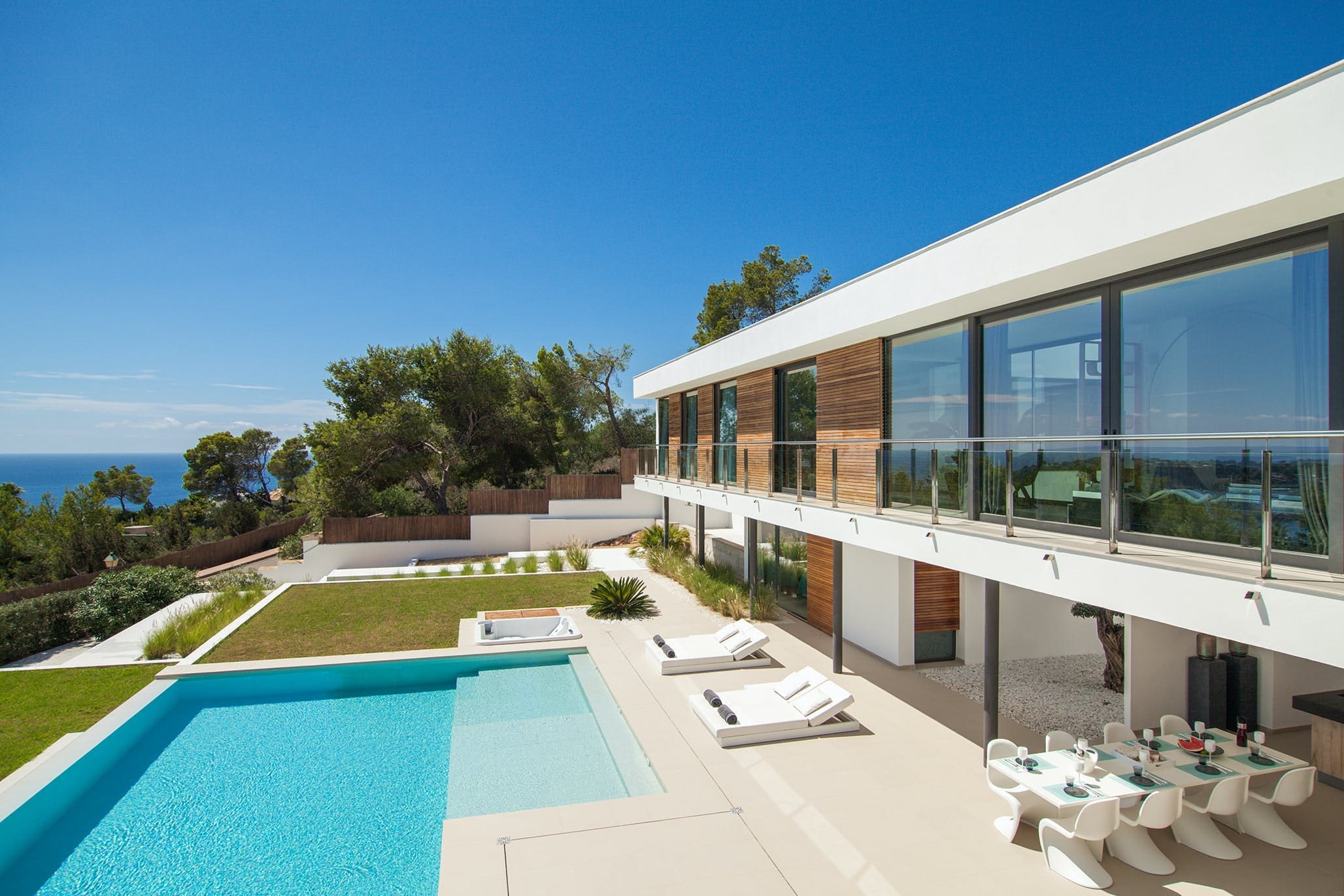 Casa Torrent Es Cubells: Luxurious 4-Bedroom Apartment with Seaviews and Pool, Es Cubells