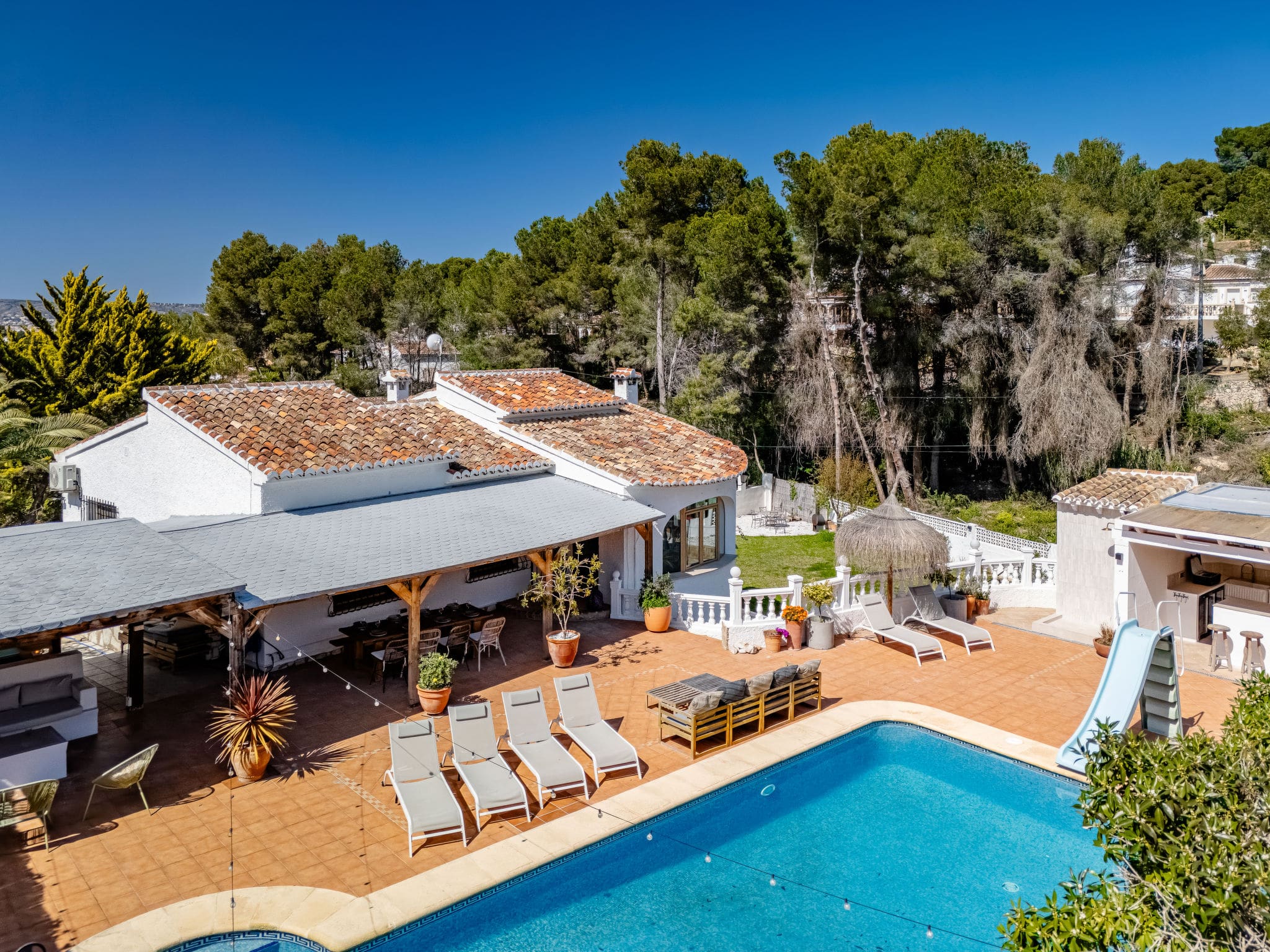 Casa Tossal Jávea: Spacious 5-Bedroom Family Villa with Private Pool and Beautiful Gardens in Costa Blanca Spain
